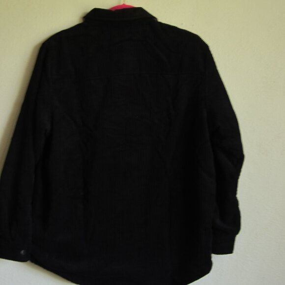 Corduroy Reversible Button Down Jacket with Matching Plaid Lining from Love Tree - Picture 2 of 8